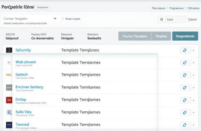 Template library feature